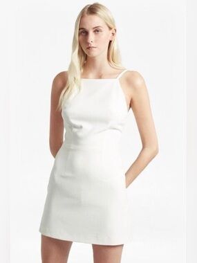 French Connection White Sheath Mini Dress